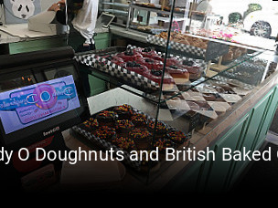 Daddy O Doughnuts and British Baked Goods reserve table