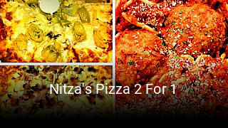 Nitza's Pizza 2 For 1 reserve table