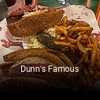 Book a table now at Dunn's Famous