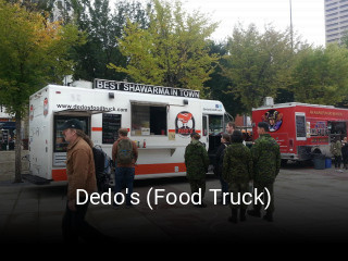 Dedo's (Food Truck) book table