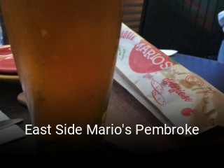 East Side Mario's Pembroke reservation