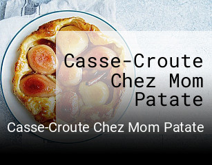 Casse-Croute Chez Mom Patate book table