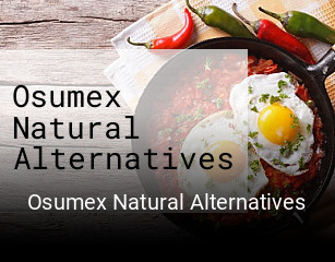 Osumex Natural Alternatives reserve table