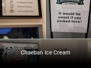 Chaeban Ice Cream book table
