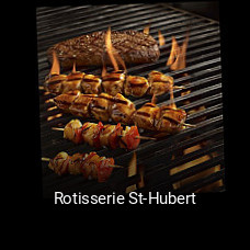 Rotisserie St-Hubert reserve table