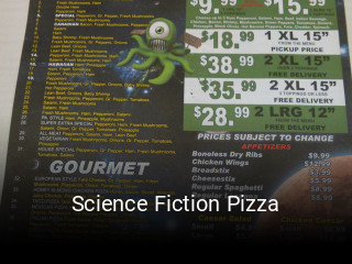 Science Fiction Pizza reservation