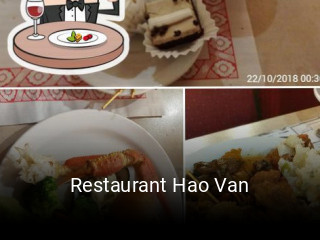 Restaurant Hao Van book table