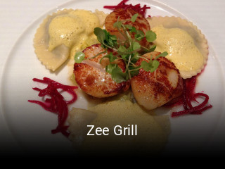 Book a table now at Zee Grill