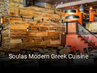 Soulas Modern Greek Cuisine reserve table
