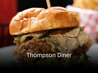 Book a table now at Thompson Diner