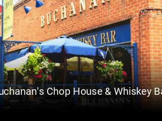 Buchanan's Chop House & Whiskey Bar reserve table