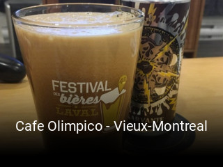 Book a table now at Cafe Olimpico - Vieux-Montreal