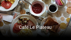 Cafe Le Plateau table reservation