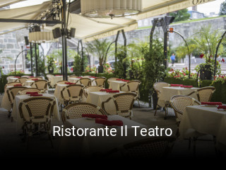 Ristorante Il Teatro book table