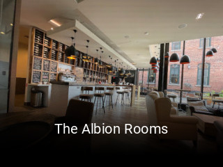 The Albion Rooms book table