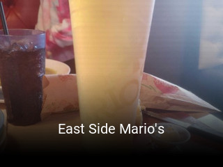 Book a table now at East Side Mario's