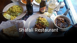 Book a table now at Shafali Restaurant