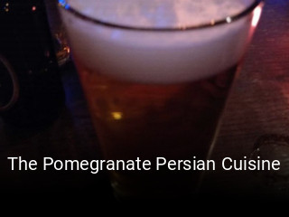 The Pomegranate Persian Cuisine reserve table