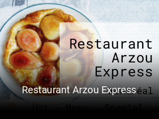 Restaurant Arzou Express book table