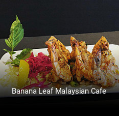 Banana Leaf Malaysian Cafe book table