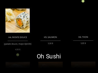 Oh Sushi reservation