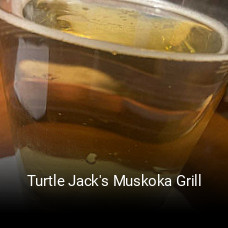 Turtle Jack's Muskoka Grill book table