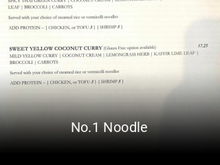 No.1 Noodle book table