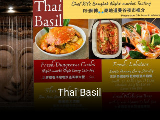 Thai Basil reserve table
