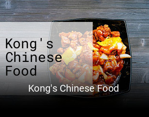 Kong's Chinese Food book table