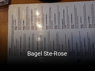 Book a table now at Bagel Ste-Rose
