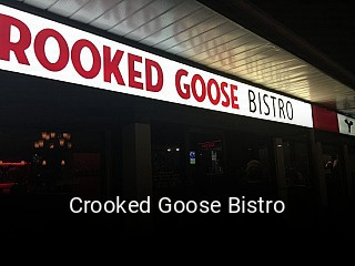 Book a table now at Crooked Goose Bistro