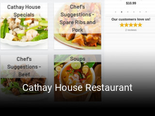 Book a table now at Cathay House Restaurant