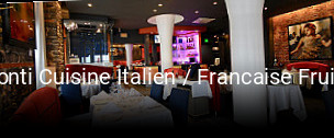 Book a table now at Conti Cuisine Italien / Francaise Fruit De Mer / Burgers / Steak Bar A Vin / Cocktails