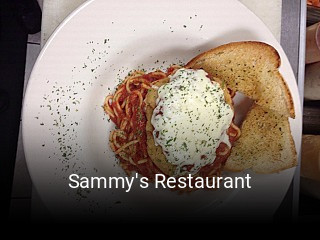 Book a table now at Sammy's Restaurant