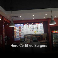 Book a table now at Hero Certified Burgers