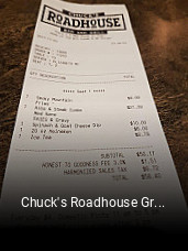 Book a table now at Chuck's Roadhouse Grill
