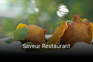 Saveur Restaurant table reservation