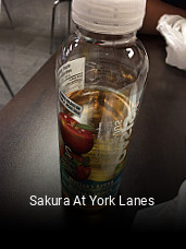 Sakura At York Lanes book table