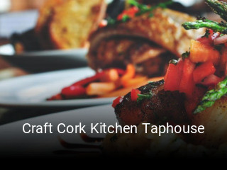 Craft Cork Kitchen Taphouse book table