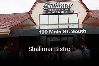 Shalimar Bistro table reservation