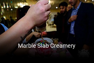 Book a table now at Marble Slab Creamery