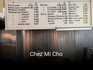 Book a table now at Chez Mi Cho