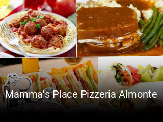 Book a table now at Mamma's Place Pizzeria Almonte