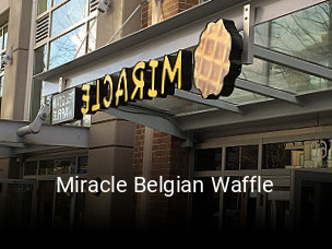 Book a table now at Miracle Belgian Waffle