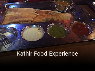 Book a table now at Kathir Food Experience