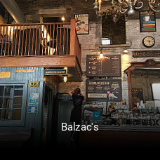 Book a table now at Balzac's