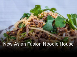 Book a table now at New Asian Fusion Noodle House