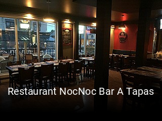 Book a table now at Restaurant NocNoc Bar A Tapas