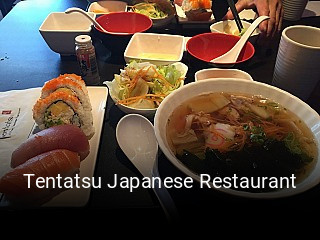 Book a table now at Tentatsu Japanese Restaurant