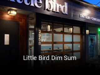 Book a table now at Little Bird Dim Sum